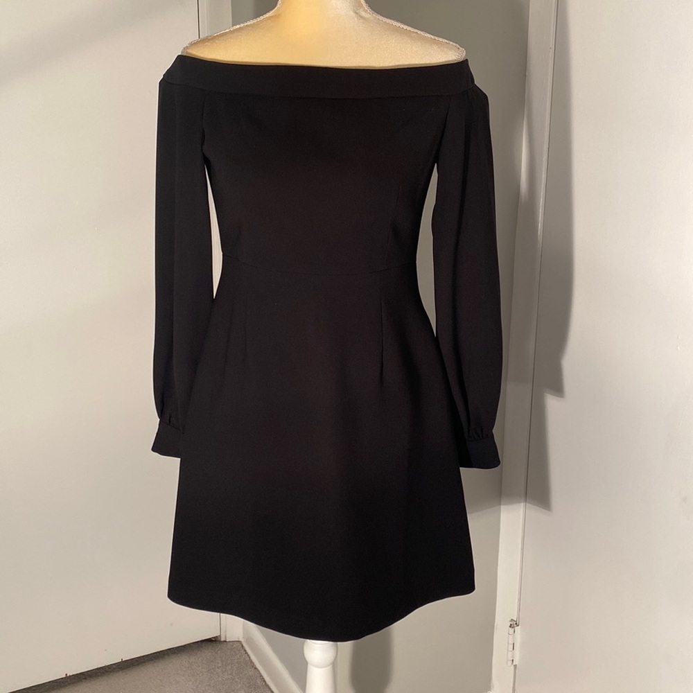 Jill Stuart Long Sleeve Off Shoulder LBD